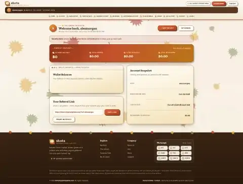 H-TPL40 member dashboard preview